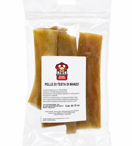 Pelle di testa di Manzo 5 PZ